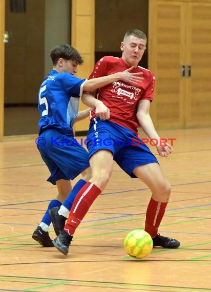 Futsal-Kreismeisterschaften Sinsheim B-Junioren in der Kraichgauhalle in Gemmingen - Futsal Endspiel B-Junioren SV Rohrbach/S vs JSG Obergimpern/Bonfeld/Fürfeld 1 (© Siegfried Lörz)